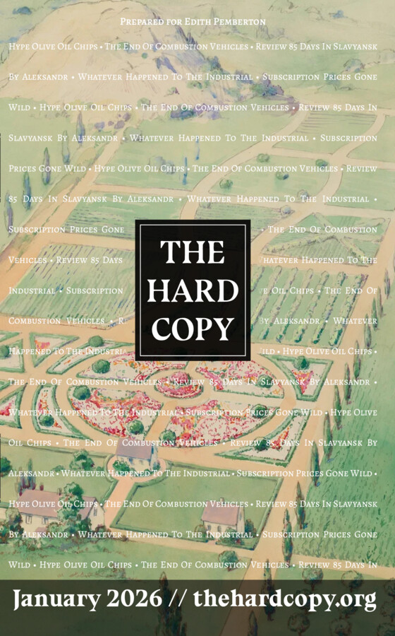 The Hard Copy — Jan · 2026 issue cover